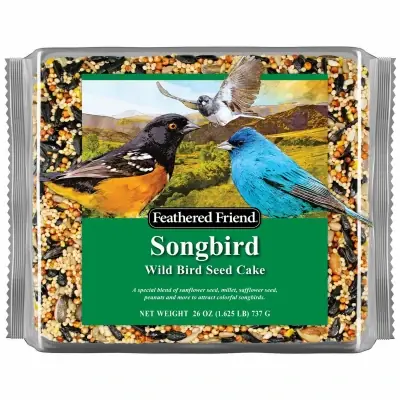 Songbird Seed Cake Wild Bird Food, 26 Oz.