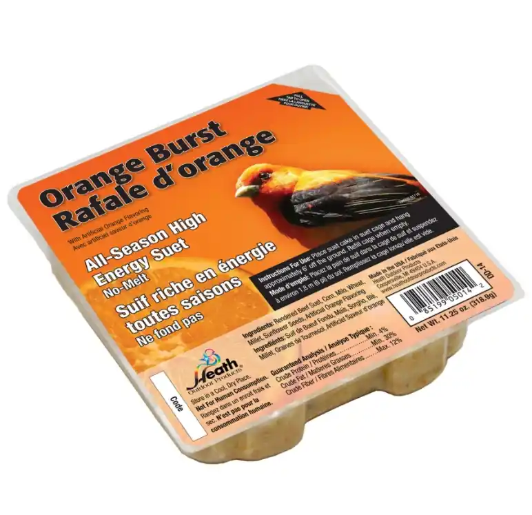 Orange Burst Suet Cake, 11.25-oz.