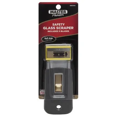 Soft Grip Safety Glass Scraper
