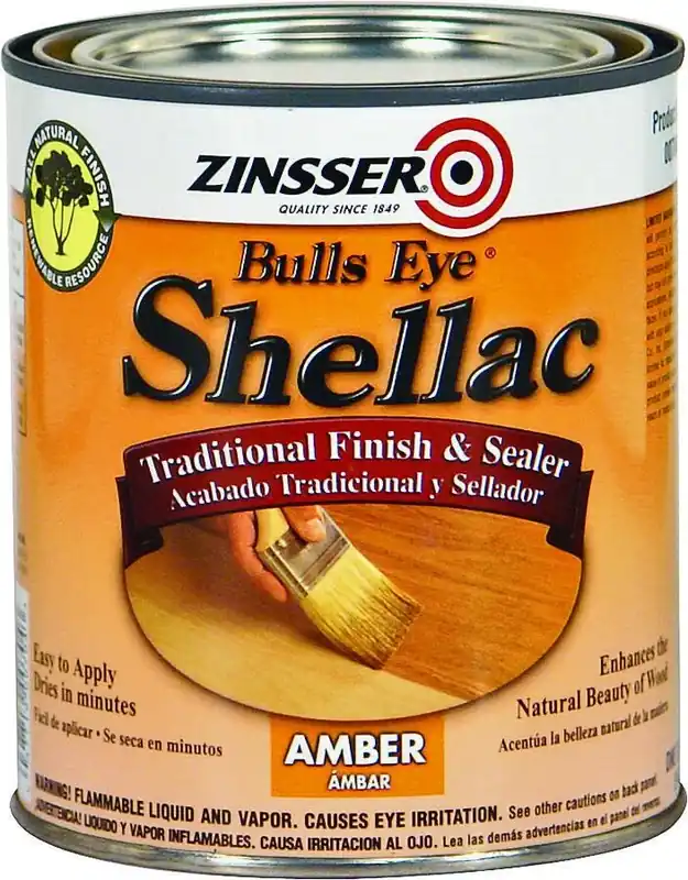 Bulls Eye 1/2-pint Amber Shellac
