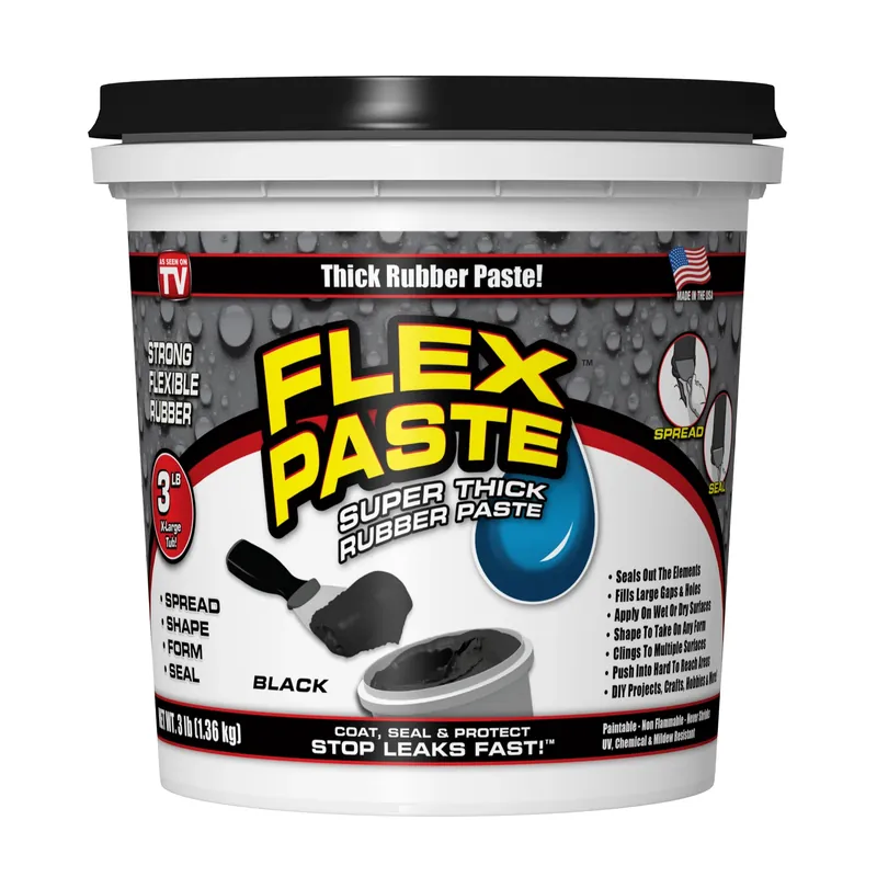 Flex Seal Family Of Products Flex Paste Black Rubberized Paste 26 Fl. Oz.