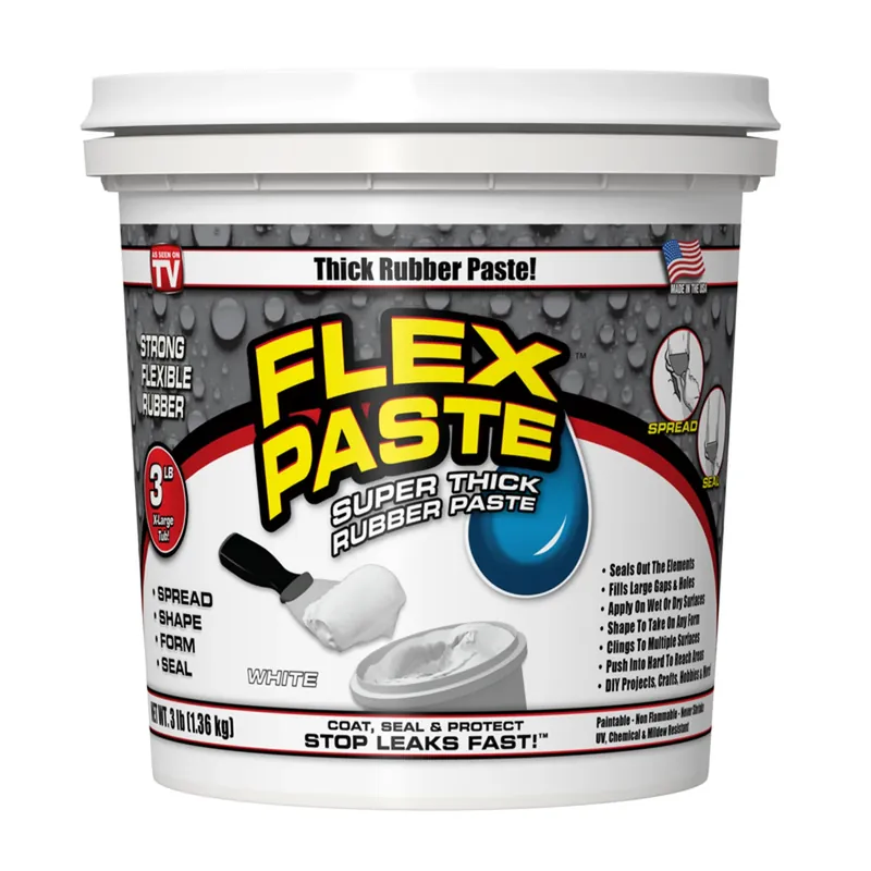 Flex Seal Family Of Products Flex Paste White Rubberized Paste 26 Fl. Oz.