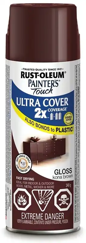 253702 Pnt Spry Intr/extr Glokona Brown 12 Oz. Spray Paint