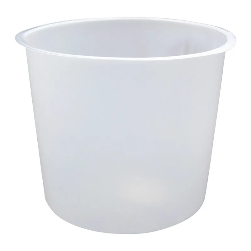 White 5 Quart Plastic Paint Pail Liner For Easy Painting
